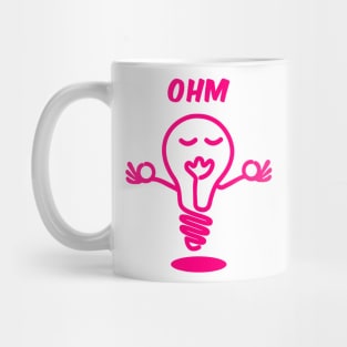 Funny yoga T-shirt - Ohm, the road to Enlightenment Mug